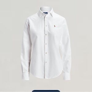 Ralph Lauren White Button Down Shirt